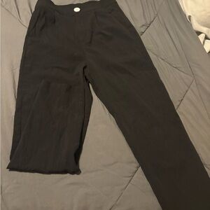 SHEIN Black Ankle Pants